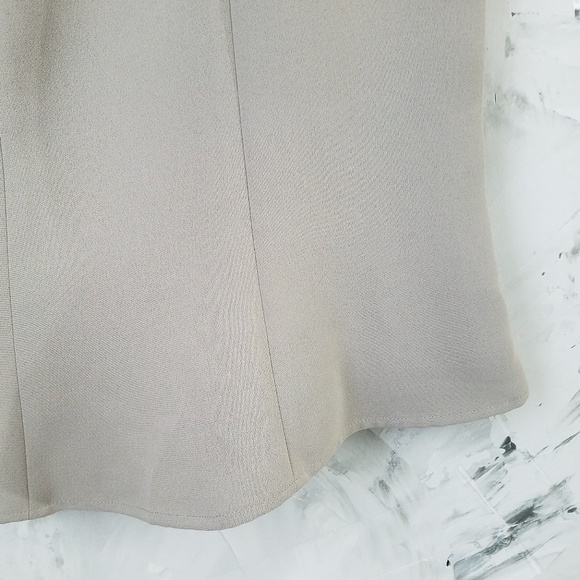 TALBOTS Khaki Gray Tulip Skirt - New with Tags Skirt - Picture 5 of 8